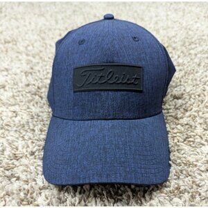 Titleist Hat Cap Mens L/XL Flex Blue Performance Golf Dad Stretch